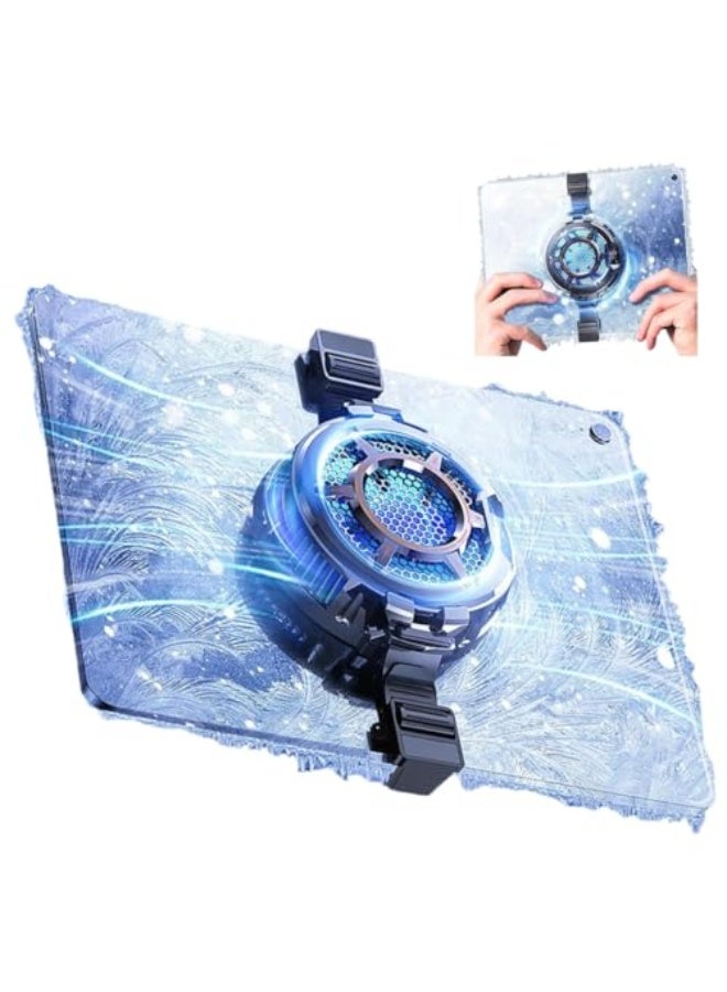 Tablet Cooler  iPad Cooler with Temperature Display, TEC Semiconductor Radiator  3 Gear Cooling Adjustment, Compatible Mag-safe Magnetic Tablet Cooler for iPad/Surface Pro/Samsung Tab/Steam Deck - Image 1
